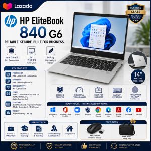 HP EliteBook 840 G6|Intel Core i5|8th Gen|14-inch Full HD (1920 × 1080)
