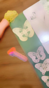 HIASAN DINDING AESTHETIC BUTTERFLY FLOWERS 15X30CM WALLDECOR PAJANGAN DINDING RUMAH POSTER KAYU