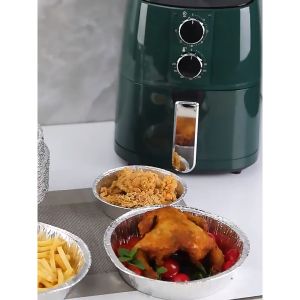 10 Miếng Khay Giấy Bạc Lót Chiên Không Dầu Cỡ 6-9 inch Tái Sử Dụng Nướng Chiên Chiên Không Dầu -Lumbley