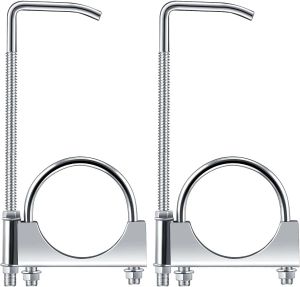 2.5 Inch Automobile Exhaust Clamp Hook Exhaust Clamp with Hanger Exhaust Clamp Clamp with Hanger Rear Muffler Hanger