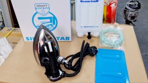 IRON / SILVER STAR STEAM IRON ES-94A / SETERIKA STEAM SILVER STAR ES-94A / STEAM IRON (READY STOCK)