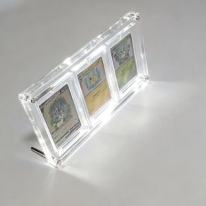 Takara Tomy | PTCG Display Stand Polaroid Picture Frame 35PT Extra Thick Pokemon Yu Gi Oh Card Shot Extra Action Stuck brick-3 Slots