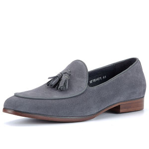 Mens Genuine Leather Slip-On Loafers Wholesale Cow Suede Casual Shoes Comfortable Soft Lining Breathable Air Mesh