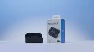 BOYA BOYALINK 3 AI-Powered Button Sized Wireless Lavalier Microphone with USB Type-C & 3.5MM TRS Cable 48kHz/24Bit Studio Sound Up to 984ft Range & 30H Battery for Vlog Interview and Live Broadcast | JG Superstore