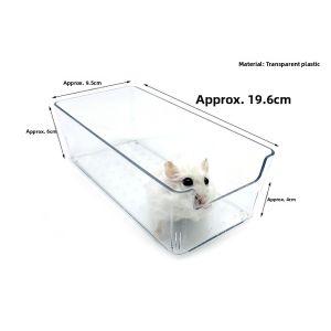 Hamster Bathroom Toilet Two-In-One Bathing Room Squirrel Urine Sand Sauna Room Bath Sand Basin Pet Supplies Hamster House