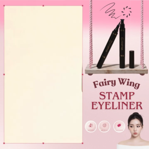 MINIPINK Fairy Wing Stamp Eyeliner 2 In 1 Waterproof Liquid Eyeliner Pensil Waterproof MP018