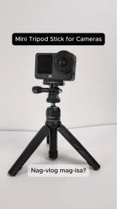 aMagisn Universal 2-in-1 Mini Tripod Selfie Stick for DJI Osmo Insta360 GoPro Hero Action Cameras Mobile Phone Compact Travel Stand AM29
