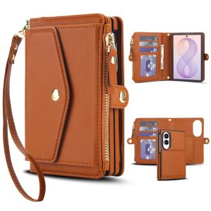 Zipper Card Holder Wallet Flip Leather Crossbody For Magsafe Case For Samsung Galaxy Z Fold 8 Ultra 7 6 5 4 3 Shockproof Cover