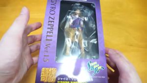 Action Figure Medicos Entertainment JoJo's Bizarre Adventure Part VII Steel Ball Run Gyro Zeppeli Ver 1.5 Super Action Statue Chozo Series