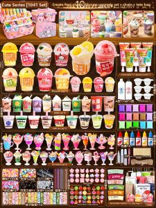 DIY Mini Bubble Tea Cup Kids Play Food Toy Imitation Desserts