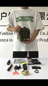 PIYU 【ผ้าใบหนา】กระเป๋าเดินทางสำหรับผู้ชาย กระเป๋าภูเขา กระเป๋ายุทธวิธี กระเป๋าทหาร เงินเหรียญ ง่ายต่อการพกพา