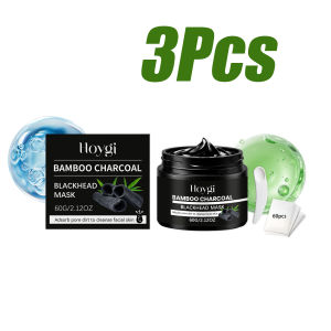 Bamboo Charcoal Blackhead Mask Peel Off Pore Cleansing Nose Mask for Deep Dirt Oil Removal Blackhead Cleansing Skincare
