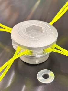 หัวเอ็นตัดหญ้า กลม แบบมิเนียม ฟรีเอ็น4เส้น ใส่เครื่องตัดหญ้าแบบสะพายข้าง ทุกรุ่น