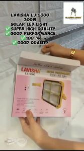 CLASSIC AUDIO LAVISHA LJ-5300 SOLAR LED LIGHT (ORIGINAL)