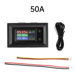 EELHOE | 9 In 1 Voltmeter Ammeter 10A 50A 100A Multifunction Volt Current Power Energy Impedance Capacitance Battery Electricity Meter