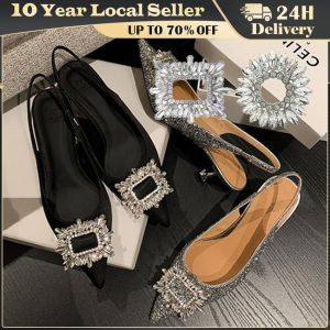 Wedding Shoe Decorations Clip Shiny Flower Charm Buckle Wedding Bride Glass Crystal High Heel Shoe Rhinestone Decorative Clamp