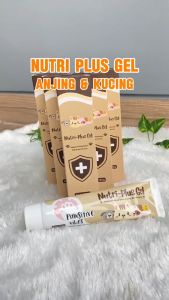 NUTRI PLUS GEL 120g - Suplement For Cat & Dog - Vitamin Anjing Kucing Untuk Menjaga Imunitas Nafsu Makan Nutrisi Bulu Dan Kulit - Pet Nutrition No Virbac - Virbac Nutri Plus Gel