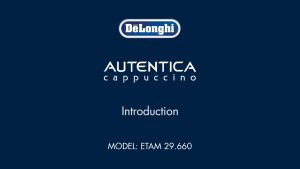Máy Pha Cà Phê Tự Động Delonghi Autentica ETAM 29.660.SB Delonghi Coffee Maker Máy Pha Cafe Espresso Cappuccino 15 Bar Made In Italy Bảo Hành 12 Tháng
