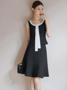 XXNING | French Audrey Hepburn Style Elegant Two-piece Set