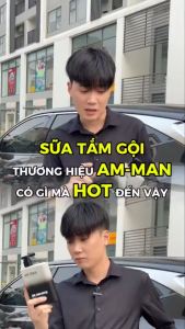 Sữa tắm gội nam hương nước hoa 5 in 1 AM-MAN AM FANTASTIC 365ml