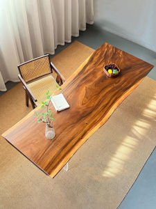 SHANMUMUZUO | Japanese Minimalist Aesthetic Office Home Acrylic Board Wooden Table