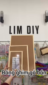 Bảng ghim gỗ bần tặng kèm sticker ghim dây móc treo đinh. Bảng ghim giấy note tranh ảnh postcard