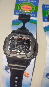 Lasika K-Sport Water Resist Watch Sporty Pria Dewasa WR 30 mm Material 100% Rubber Strap