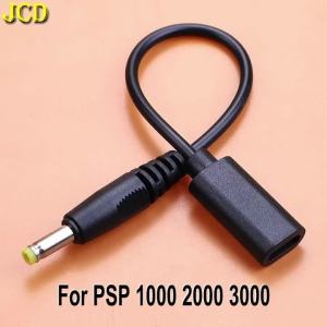JCD USB Type-C Charging Cable For PSP1000 PSP2000 PSP3000 USB C to DC 4.0*1.7mm Jack Plug Adapter Cord For PSP 1000 2000 3000