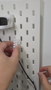 IKEA SKÅDIS Pegboard | Cable Clips | Wire Management Organizers | by 3DPSolver