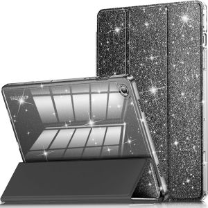 For Samsung Galaxy Tab S9 11" S11 S10 Lite S9 S10 FE 10.9 Case With Pencil Holder Tab A11 A9 Plus 11 8.7 Smart Sparkling Cover