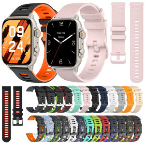 20 22mm Watch Strap for COLMI M42/C81 C60 C61/I31/P68 P73/P28 Plus Silicone Watchband for COLMI P71 Replacement Band Accessories