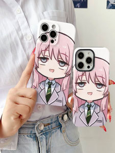 Cute Anime Girl Dual-Purpose Film Phone Case Compatible with Apple Huawei Xiaomi Full Edge Protection Customizable Design