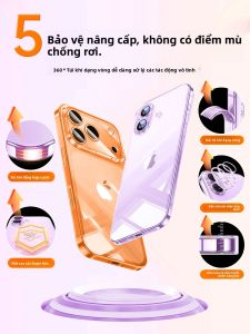 Bosie | Full Wrap Button Transparent Thin Cooling iPhone Case