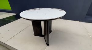 Round End Table / Sintered Stone Bedside Table - FRM3212