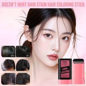 Doesnt Hurt Hair Stain Hair Coloring Stick  Waterproof And Sweat-Proof Hair Dye Longlasting Cover Gray Hair