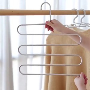 Goods Hanger Zig Zag Gantungan Jilbab Syal Towel Handuk Kain Baju Celana | Hanger Besi Premium Multifungsi