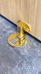 Adjustable Invisible Magnetic Door Stop Suction Punch-free Strong Magnetic Door Stopper Stopper for  Home Office Bedroom