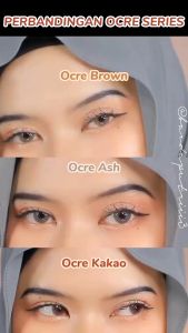 (Free Case) CTK SOFTLENS - New More Dubai Ocre Series Normal dan Minus