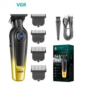 VGR | Bộ Máy Cắt Tóc Không Dây Chuyên Nghiệp VGR Kèm Bộ Dụng Cụ Lưỡi DLC Máy Tỉa Tóc Cho Nam V-996 V-196 RS620 Có Pin Kèm Theo
