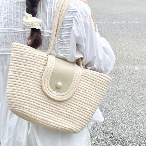 Túi Đeo Vai Dệt Rơm Dung Tích Lớn Phong Cách Mùa Hè Túi Đi Biển Túi Xách Tay Túi Đeo Vai Đơn Túi Đeo Vai Đôi Túi Xách Túi Đeo Vai Thường Ngày