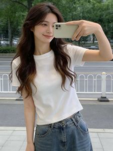 SUSHOUWANGE | Áo Thun Tay Ngắn Slim Fit Đa Năng