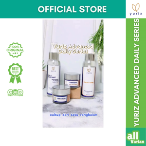 Yuriz Advanced Daily Series | Face Mist + Facial Wash + Night Cream + Sun Care Matte Skincare Harian