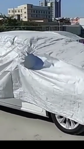 NMS - Nylon Car Cover for HONDA CR-V with Clean Cham Chamois Towel Waterproof Lightweight Car Cover Protection