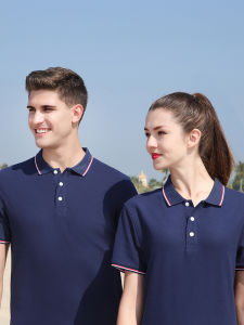 Mens Summer Short Sleeve Work Uniform Thin Enterprise Workwear Top Printed Logo Lightweight Comfortable Factory Workshop