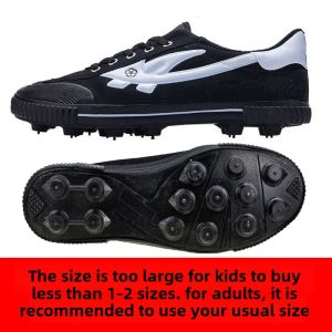 Double Star Football Shoes Canvas Sports Shoes Men Women Training Shoes Anti-slip Childrens Football Boots Breathable Lightweight