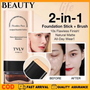 Hydrating Foundation Stick Waterproof and durable Non-removal Of Makeup Double-Ended Foundation Cream
