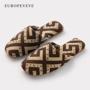 Dép Vải Hoa Phong Cách Scandinavia Thời Trang Cho Nữ Mùa Thu Đông Ấm Áp Chống Trượt Cao Cấp Trong Nhà Dép Vải Cotton Cho Nam