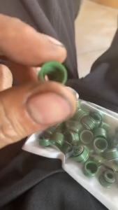 ซิลก้านวาวล์ ซีลก้านวาวล์ ซีนก้านวาล์ว W100 W110 W125 DREAM SONIC CLICK SCOOPYI MIO FINO สปริง 2 ชั้น 5MM 1 ชิ้น ติดตั้งง่าย แข็งแรงทนทาน