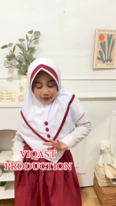 Hijab Anak Sekolah Tali Serut Ayumi Ukuran 5 - 10 Tahun Jilbab Sekolah Anak Tk Sd Kerudung Anak Perempuan Tanggung