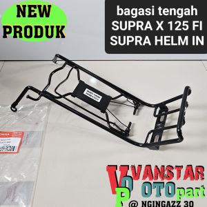 bagasi rak jepit tengah SUPRA X 125 FI SUPRA HELM IN new supra x 125 injeksi bahan full besi